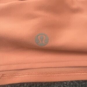 Lululemon Bra‎ Adult Size 6 Rustic Coral Forward Fold Pullover Yoga Tank W2CNMS